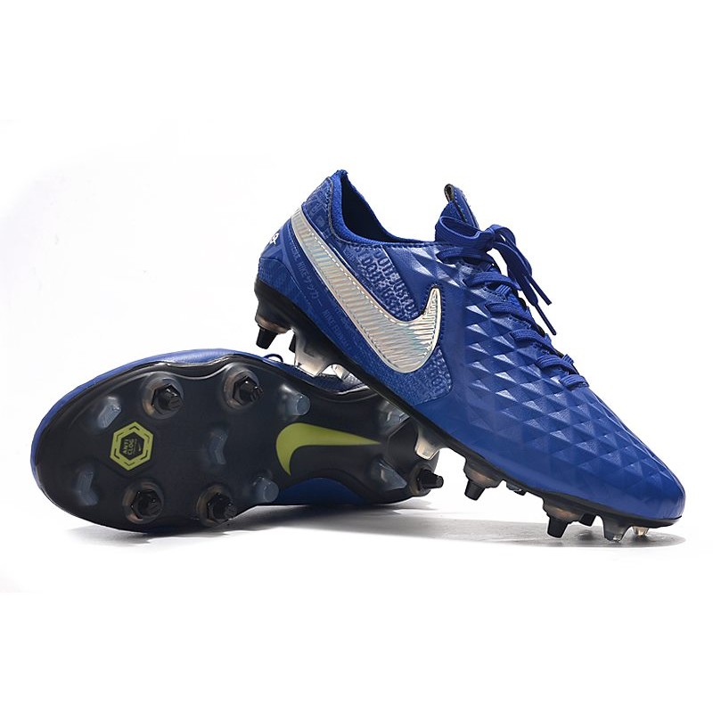 Nike Tiempo Legend VIII Elite SG PRO AC Modrý stříbrný